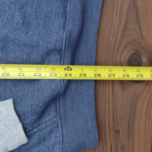 Crazy Apparel Navy & Gray Crabby Dick's Delaware Hoodie Size Small - Picture 6 of 9